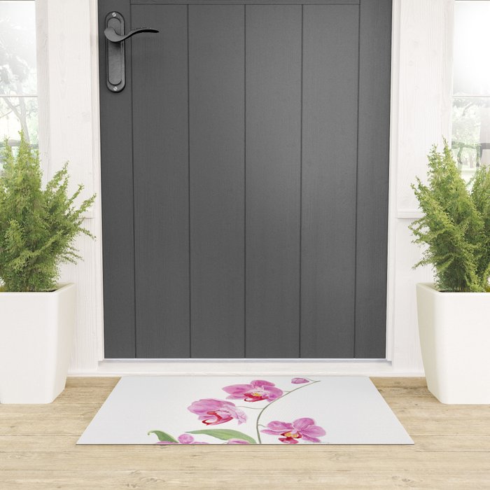 Orchid Welcome Mat Gallery Image 3