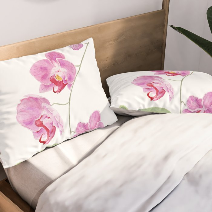 Orchid Pillow Sham Gallery Image 2