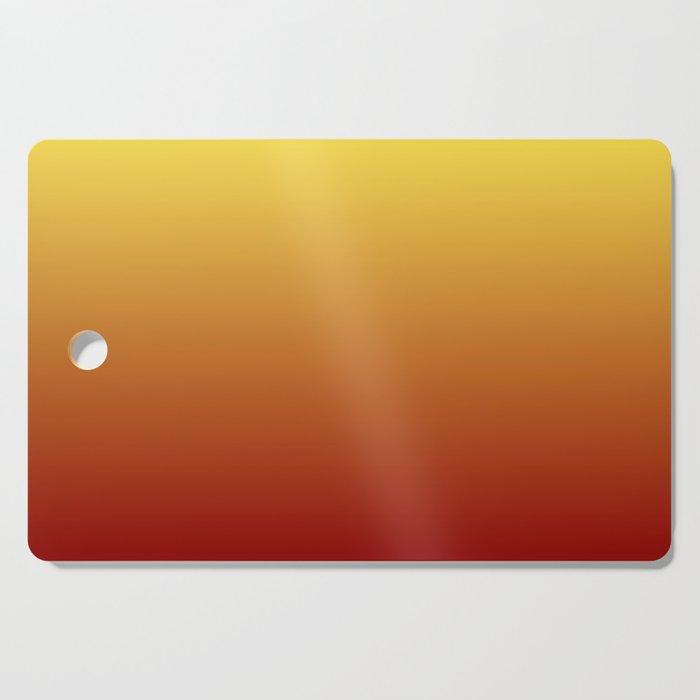 OMBRE RUST YELLOW COLOR Cutting Board Gallery Image 1