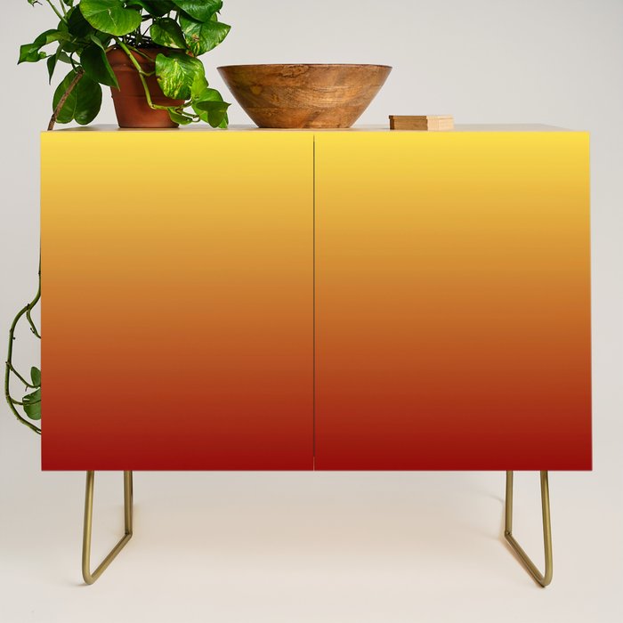 OMBRE RUST YELLOW COLOR Credenza Gallery Image 1
