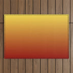 OMBRE RUST YELLOW COLOR Outdoor Rug Gallery Image 1