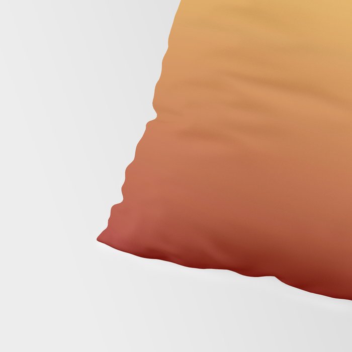 OMBRE RUST YELLOW COLOR Pillow Sham Gallery Image 4