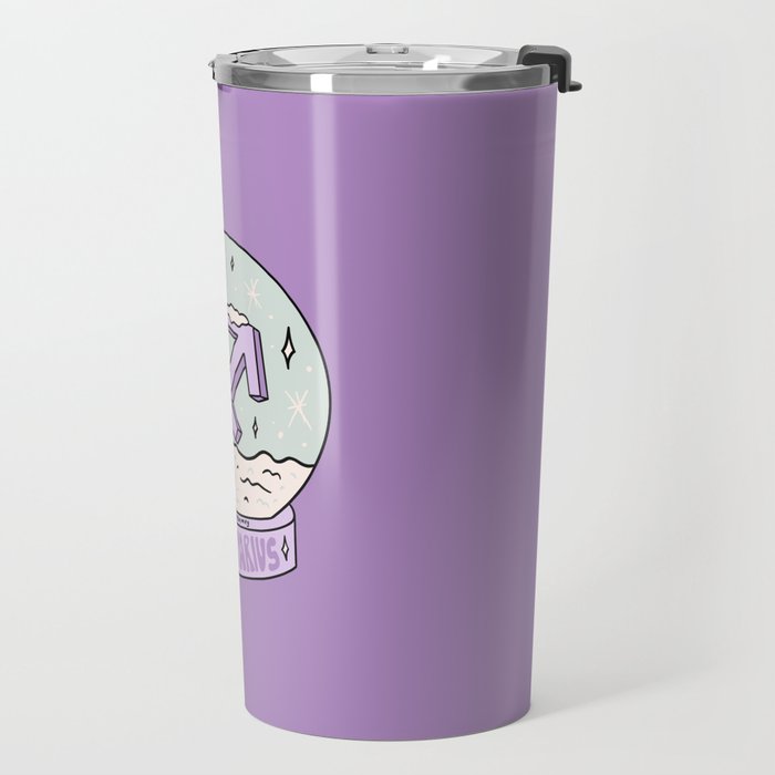 Sagittarius Snow Globe Travel Mug Gallery Image 2