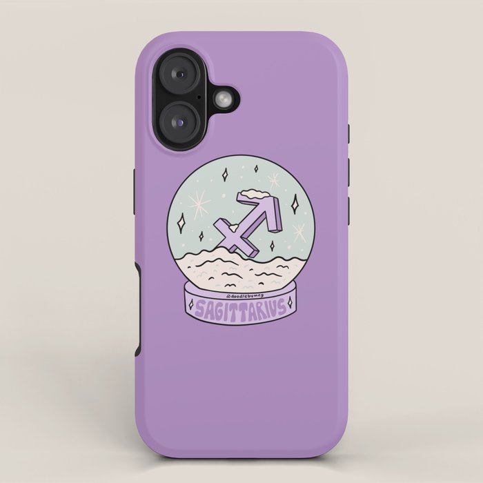Sagittarius Snow Globe iPhone Case Gallery Image 1