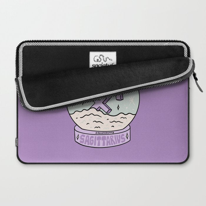 Sagittarius Snow Globe Laptop Sleeve Gallery Image 2