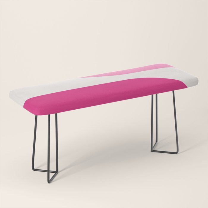 Modern Minimal Arch Abstract XCIII Bench Gallery Image 1