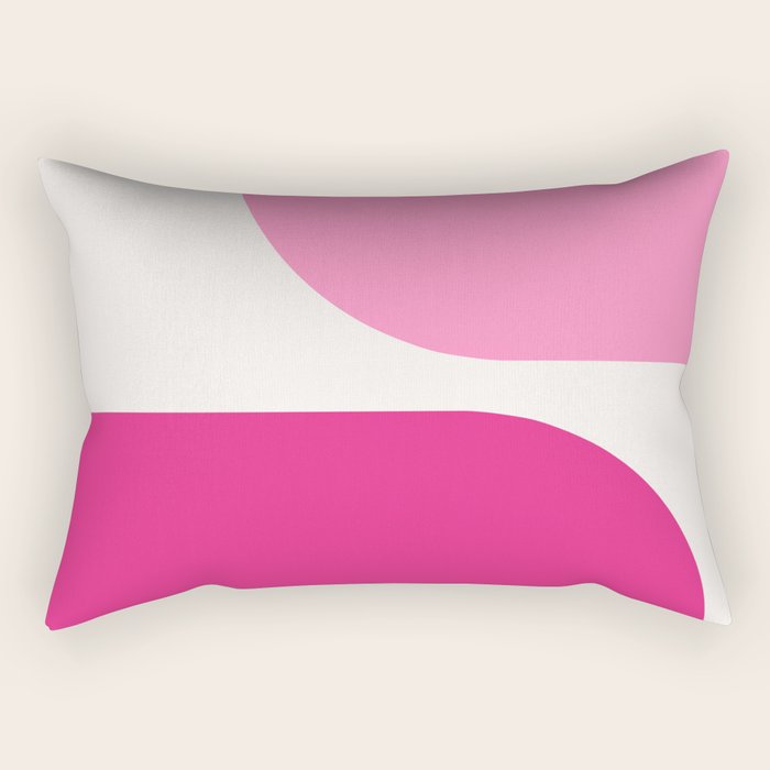 Modern Minimal Arch Abstract XCIII Rectangular Pillow Gallery Image 1