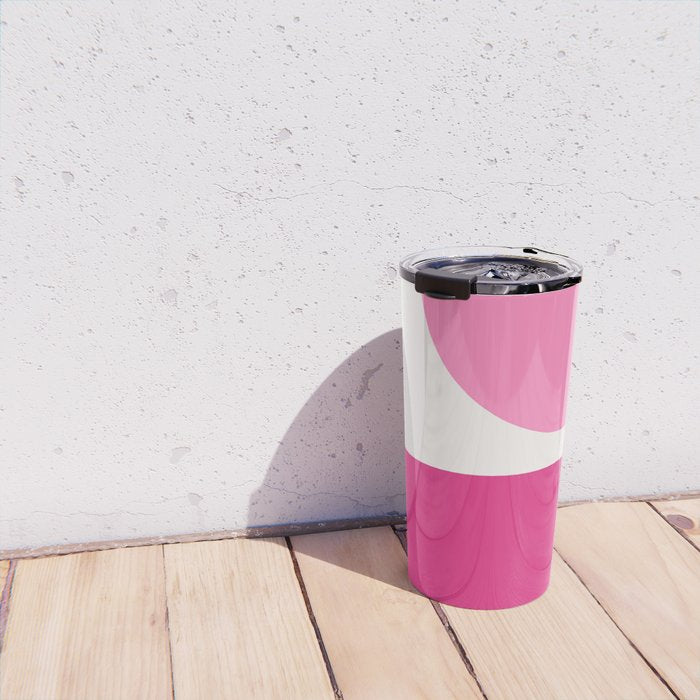 Modern Minimal Arch Abstract XCIII Travel Mug Gallery Image 4
