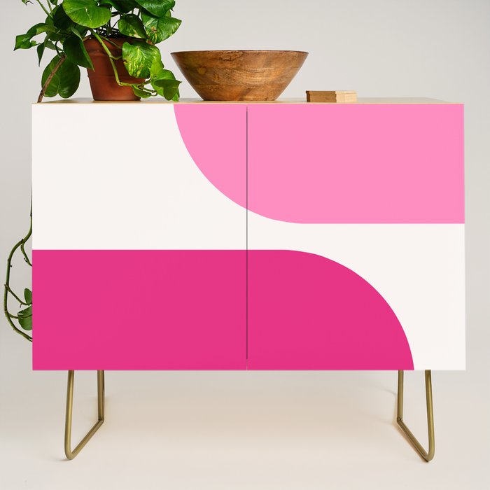 Modern Minimal Arch Abstract XCIII Credenza Gallery Image 1