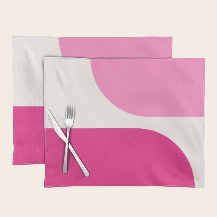 Modern Minimal Arch Abstract XCIII Placemat Gallery Image 1