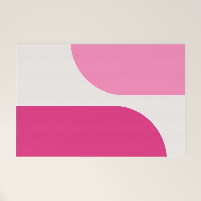 Modern Minimal Arch Abstract XCIII Welcome Mat Gallery Image 1