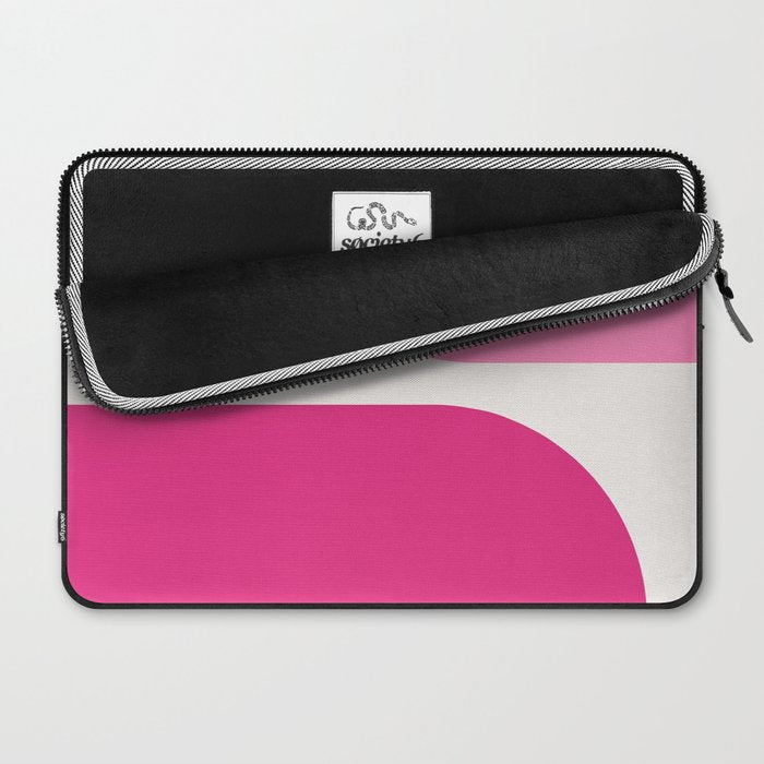 Modern Minimal Arch Abstract XCIII Laptop Sleeve Gallery Image 2