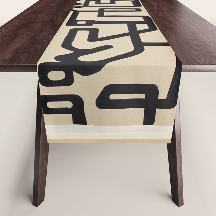 Abstract Line Movement 09 Table Runner Gallery Image 1