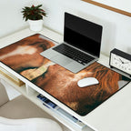 Side By Side  horse portrait photograph Desk Mat Gallery Image 2