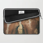 Side By Side  horse portrait photograph Laptop Sleeve Gallery Image 2