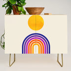 Rainbow Sun: Retro 80s Edition Credenza Gallery Image 1
