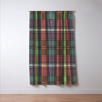 Fusion Colorful Toned Grids C Window Curtain Gallery Image 3