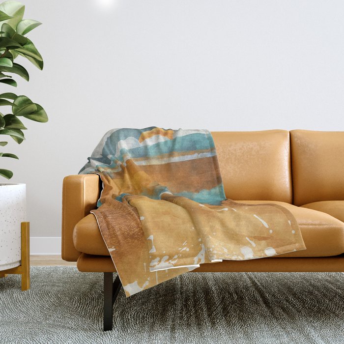Desert River Throw Blanket Gallery Image 1