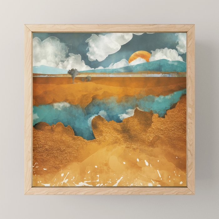 Desert River Mini Art Print Gallery Image 1