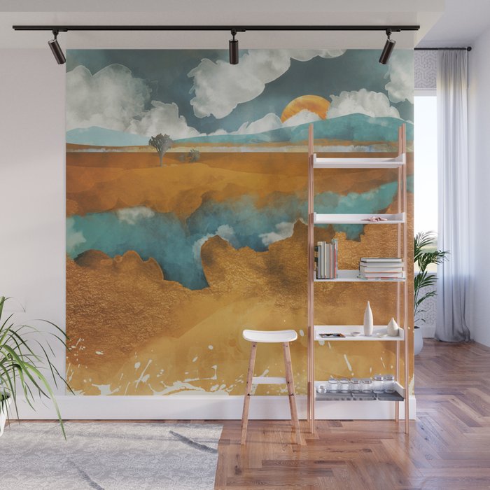 Desert River Wall Mural Gallery Image 1