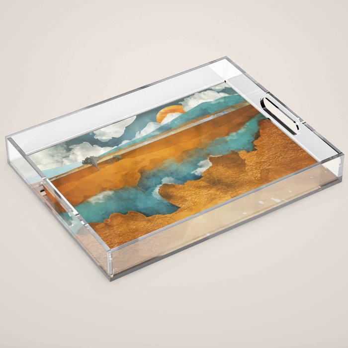 Desert River Acrylic Tray Gallery Image 1