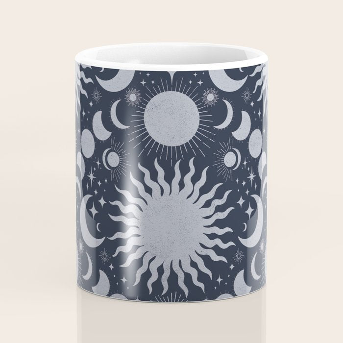 Tarot Celestial Indigo Coffee Mug Gallery Image 4