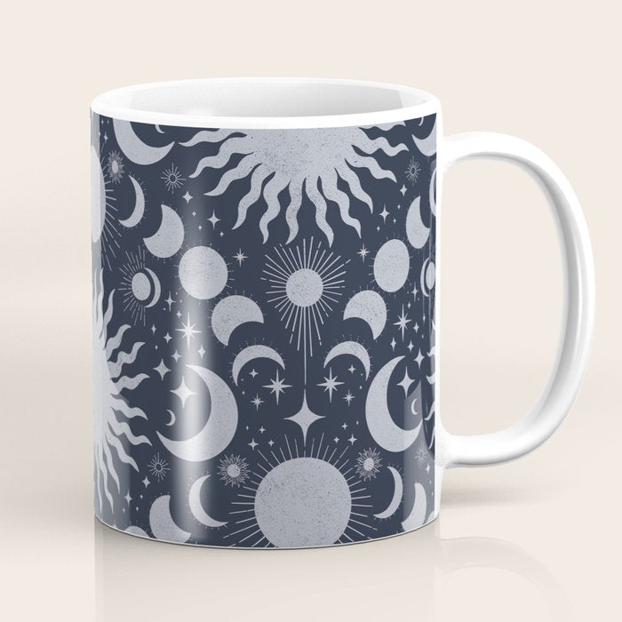 Tarot Celestial Indigo Coffee Mug Gallery Image 1