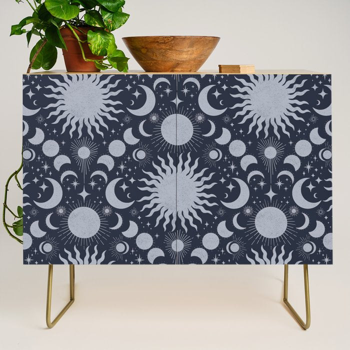 Tarot Celestial Indigo Credenza Gallery Image 1
