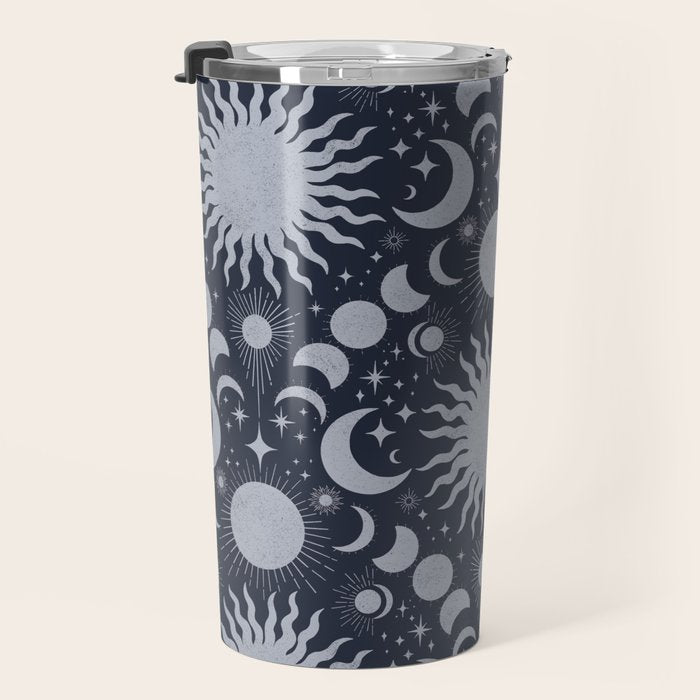 Tarot Celestial Indigo Travel Mug Gallery Image 3