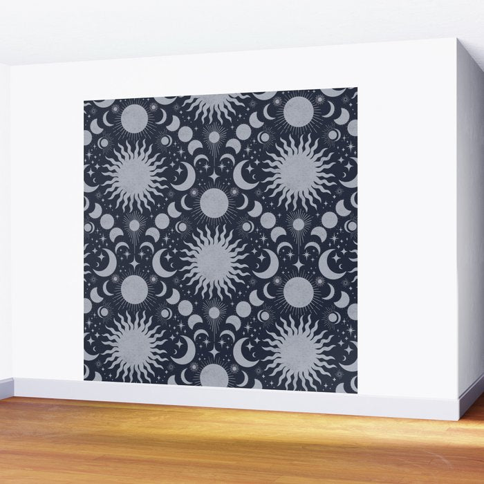 Tarot Celestial Indigo Wall Mural Gallery Image 2