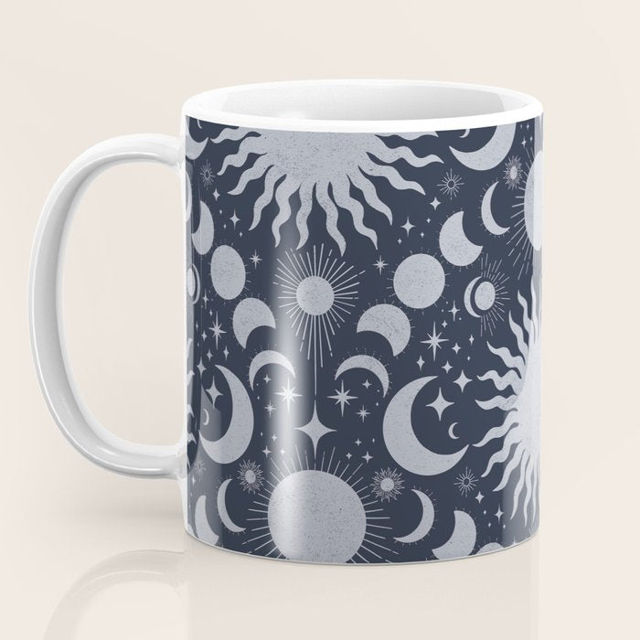 Tarot Celestial Indigo Coffee Mug Gallery Image 3