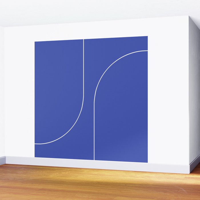 Modern Minimal Line Abstract I Wall Mural Gallery Image 2