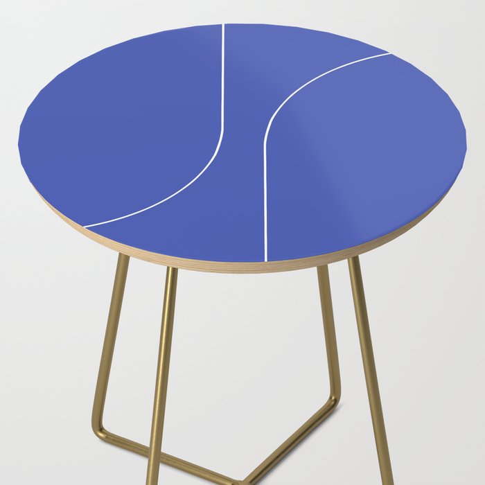 Modern Minimal Line Abstract I Side Table Gallery Image 2