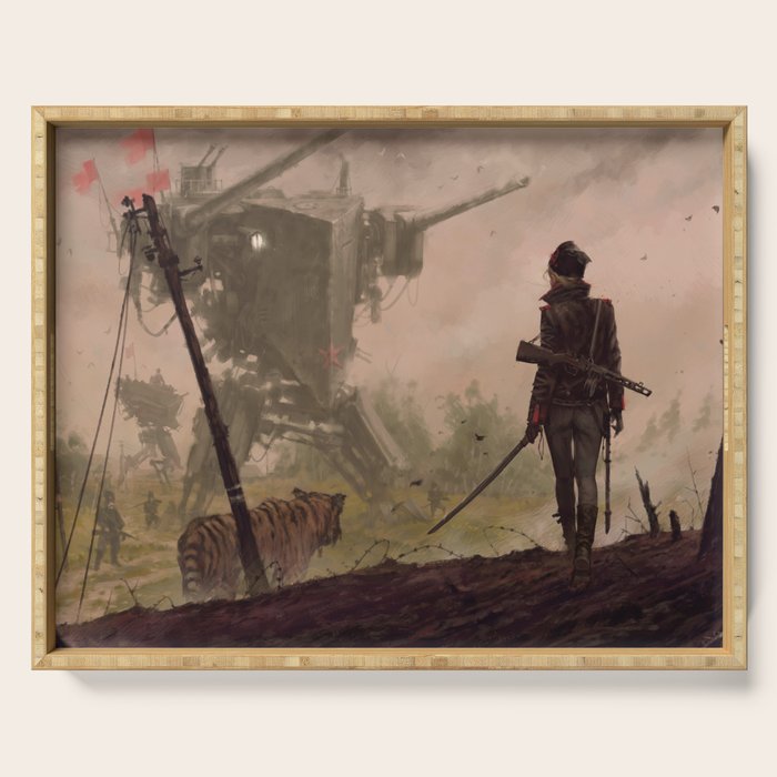 1920 - Rusviet finest Serving Tray Gallery Image 1