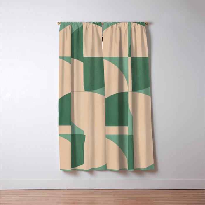 Modern geometric shapes 54 Window Curtain Gallery Image 3