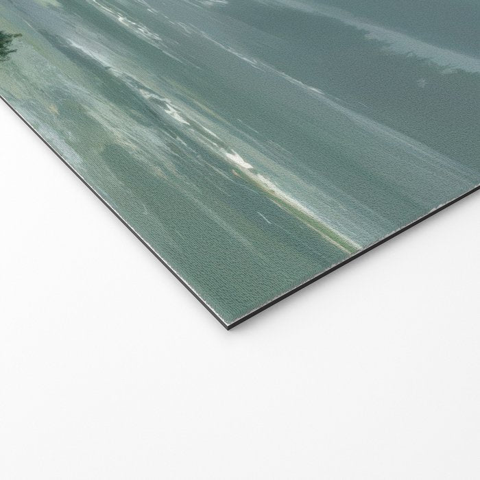 Japanese Wall Art Minimalist Bird Print Mountain Japandi Art Green Wabi Sabi Painting forest poster Welcome Mat Gallery Image 2