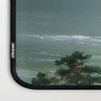 Japanese Wall Art Minimalist Bird Print Mountain Japandi Art Green Wabi Sabi Painting forest poster Laptop Sleeve Gallery Image 3