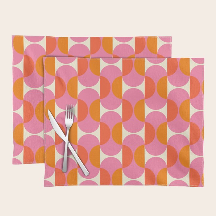 Retro Capsule Sixties Wall Mural Placemat Gallery Image 1