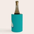 Lucky Bee - Cute Retro Minimalism in Orange and Turquoise Wine Chiller Gallery Image 3