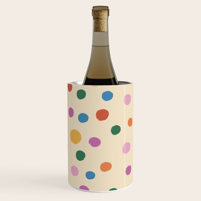 Dancing Balls on Cream Wine Chiller Gallery Image 1