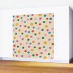 Dancing Balls on Cream Wall Mural Gallery Image 2