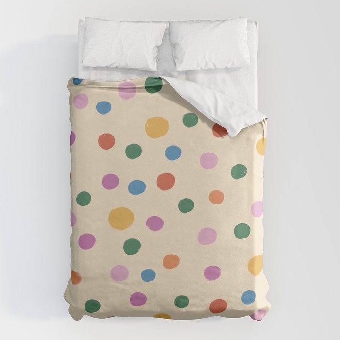 Dancing Balls on Cream Duvet Cover Gallery Image 6