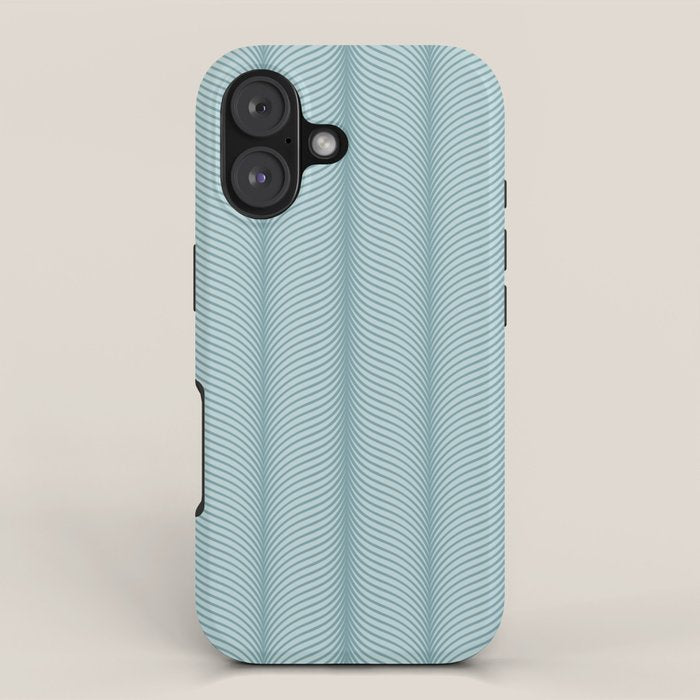 Elysian XVI Botanical Teal iPhone Case Gallery Image 1