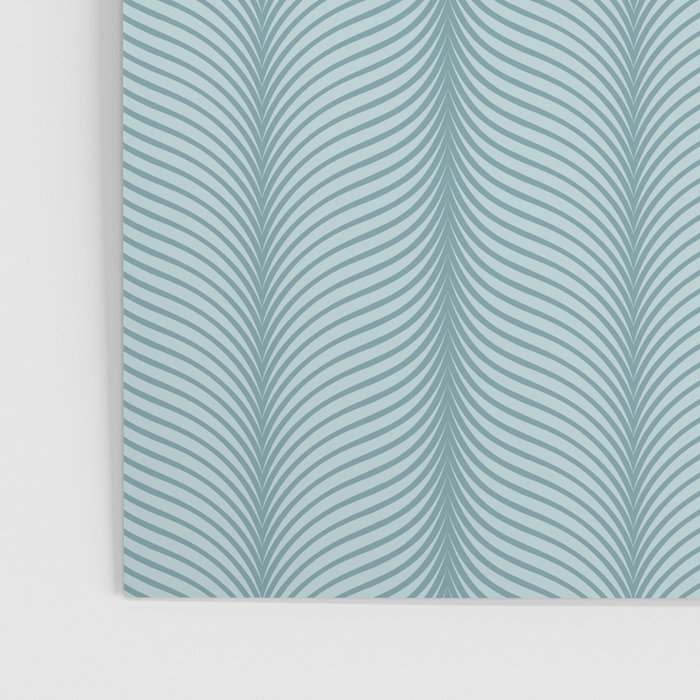 Elysian XVI Botanical Teal Poster Gallery Image 3