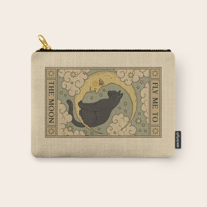 Fly Me to The Moon Carry All Pouch Gallery Image 1