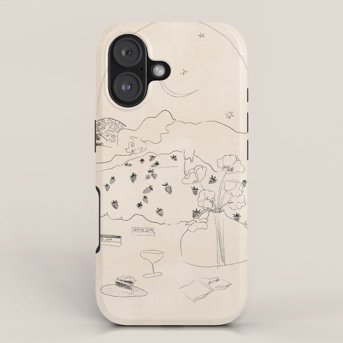 Friday Night Self Care iPhone Case Gallery Image 1