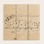 Friday Night Self Care Wood Wall Art Gallery Image 1