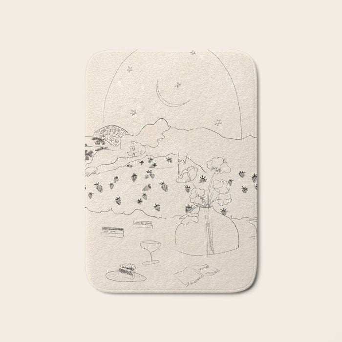Friday Night Self Care Bath Mat Gallery Image 1