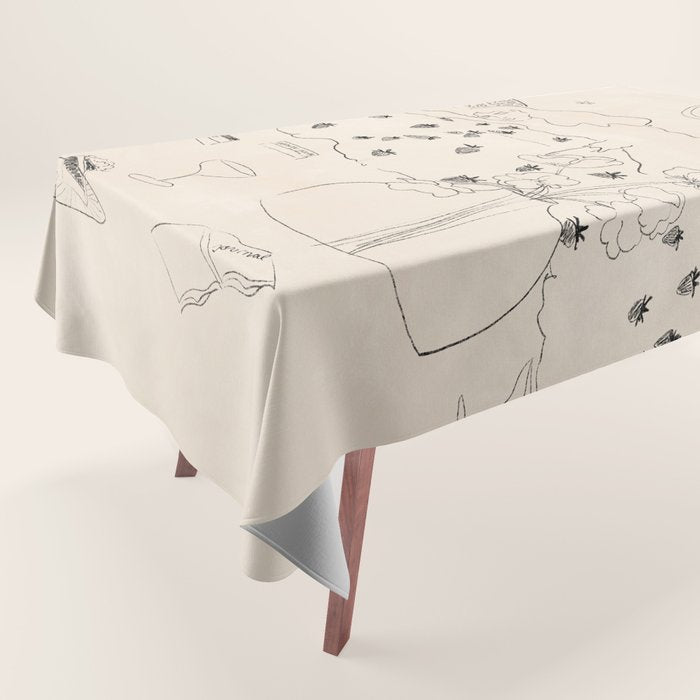 Friday Night Self Care Tablecloth Gallery Image 1