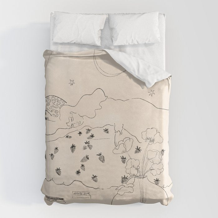 Friday Night Self Care Duvet Cover Gallery Image 6